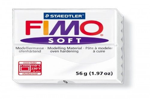 FIMO Soft süthető gyurma - Fehér