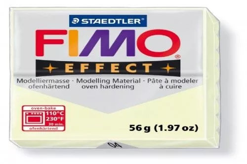 FIMO Effect süthető gyurma, átlátszó - Színtelen