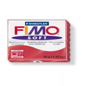 FIMO Soft süthető gyurma - Cseresznyepiros