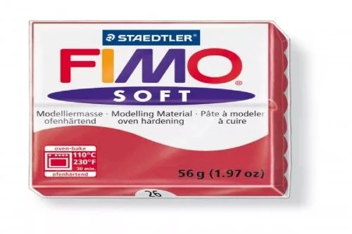 FIMO Soft süthető gyurma - Cseresznyepiros