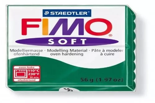 FIMO Soft süthető gyurma - Smaragdzöld