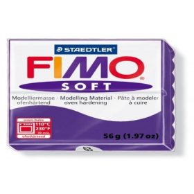 FIMO Soft süthető gyurma - Szilvakék