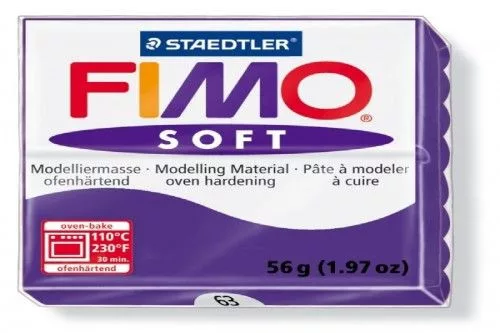 FIMO Soft süthető gyurma - Szilvakék