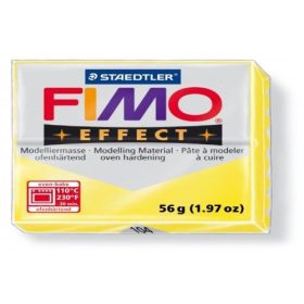 FIMO Effect süthető gyurma, átlátszó - Sárga