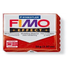 FIMO Effect süthető gyurma, átlátszó - Piros