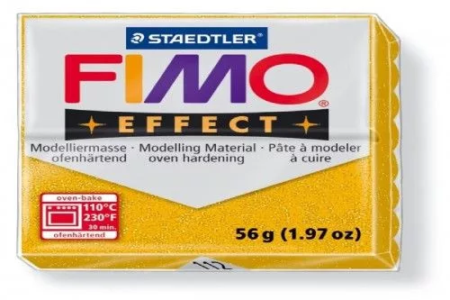FIMO Effect süthető gyurma, drágakőszín - Citrin
