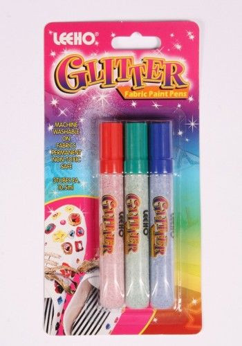 Textilfestő készlet, csillámló