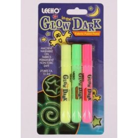 Textilfesték készlet, fluoreszkáló