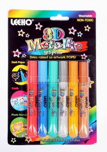 3D Metál díszítő tollkészlet