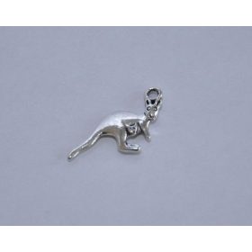 Fémmedál karabínerrel, kenguru