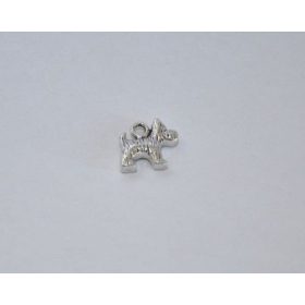 Fémmedál karabínerrel, kutya