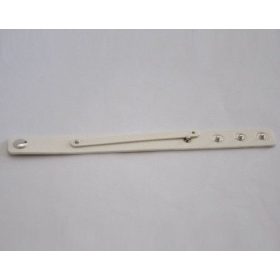 Rátétes karkötő alapok, fehér