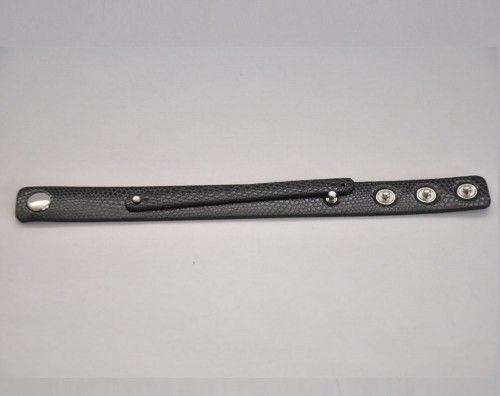 Rátétes karkötő alapok, fekete