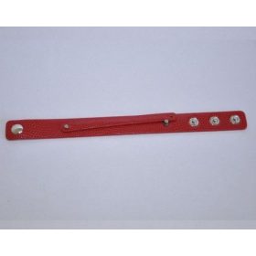 Rátétes karkötő alapok, piros