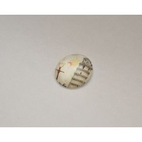 Mintás üveglencse, 25mm