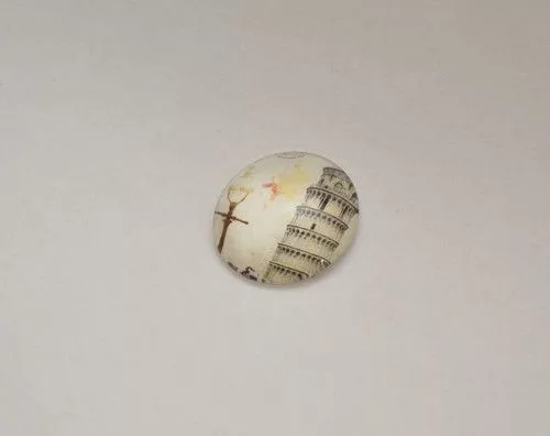 Mintás üveglencse, 25mm