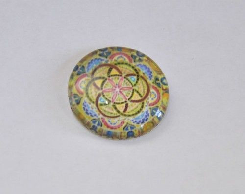 Mintás üveglencse, 20mm