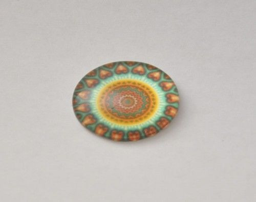 Mintás üveglencse, 20mm