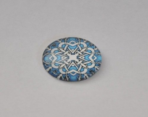 Mintás üveglencse, 20mm