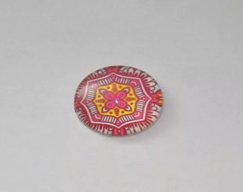 Mintás üveglencse, 20mm