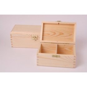 Teafiltertartó doboz, 2 rekeszes