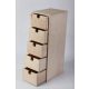 Szekrény 5 fiókkal álló