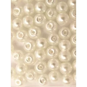 Teklagyöngy, fehér, 6 mm/ 30 db