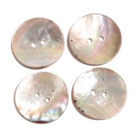 Kagylógomb 25mm, Natúr