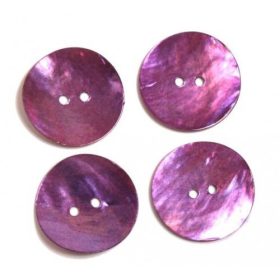 Kagylógomb 25mm, Lila