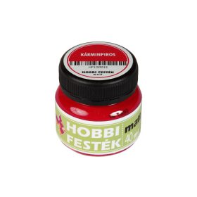 Hobbi festék matt kárminpiros