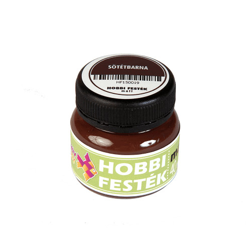Hobbi festék matt sötétbarna