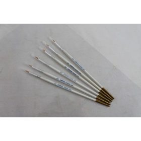 Kontúrozó ecset szett, 6 részes, 00-ás méret