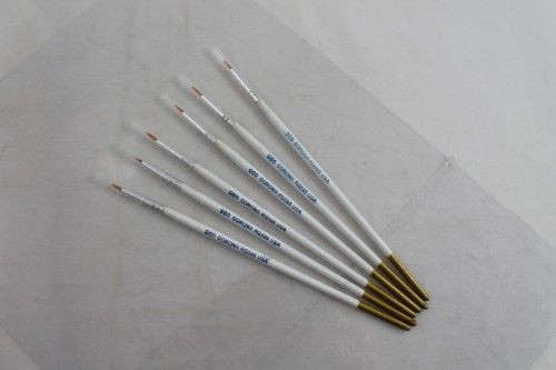 Kontúrozó ecset szett, 6 részes, 000-ás méret