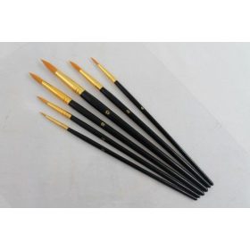 Hegyes ecset szett, 6 részes