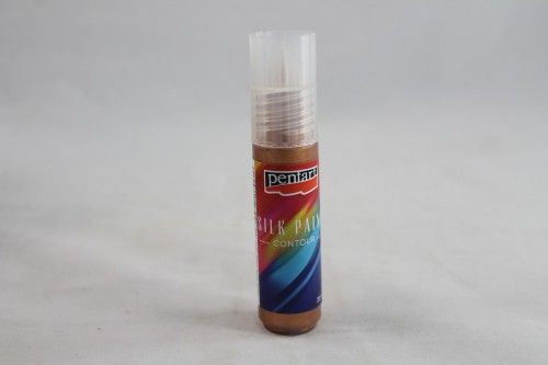 Kontúrozó selyemhez, 20 ml Bronz