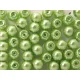 Teklagyöngy, vil.zöld, 6 mm/ 30 db