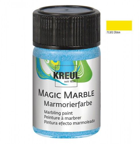 Márványozó festék 20ml citromsárga 73202