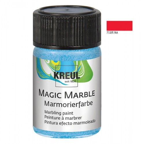 Márványozó festék 20ml piros 73205