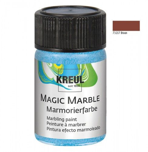 Márványozó festék 20ml barna