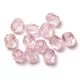 Csiszolt üveggyöngy 6mm rózsaszín 20db/cs