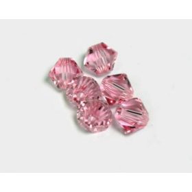 Fazettázott üveggyöngy 8 mm-es lila, 12db/csomag