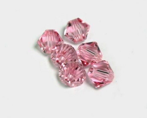 Fazettázott üveggyöngy 8 mm-es lila, 12db/csomag