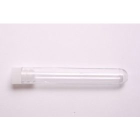 Műanyag tároló tégely, kémcső, 7 cm