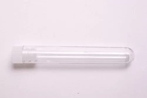 Műanyag tároló tégely, kémcső, 7 cm