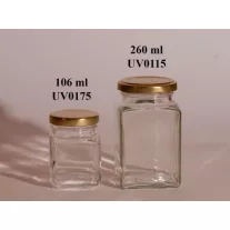 Üveg fűszertartó KVADRO 106 ml