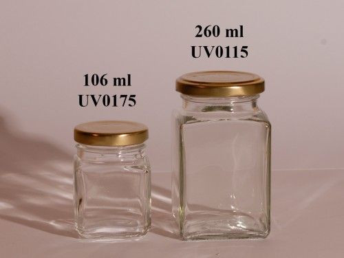 Üveg fűszertartó KVADRO 106 ml