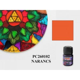 Üveg és porcelánfesték 30ml NARANCS