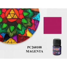 Üveg és porcelánfesték 30ml MAGENTA