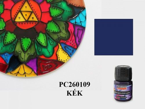 Üveg és porcelánfesték 30ml KÉK