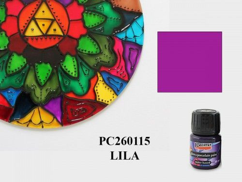 Üveg és porcelánfesték 30ml LILA